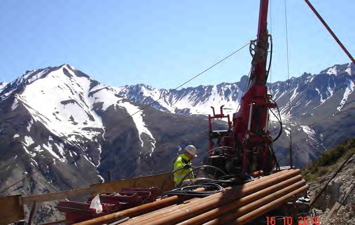 Prueba de Hidrofracturamiento de Roca Proyecto Hidroeléctrica los Condores - Alto Maule