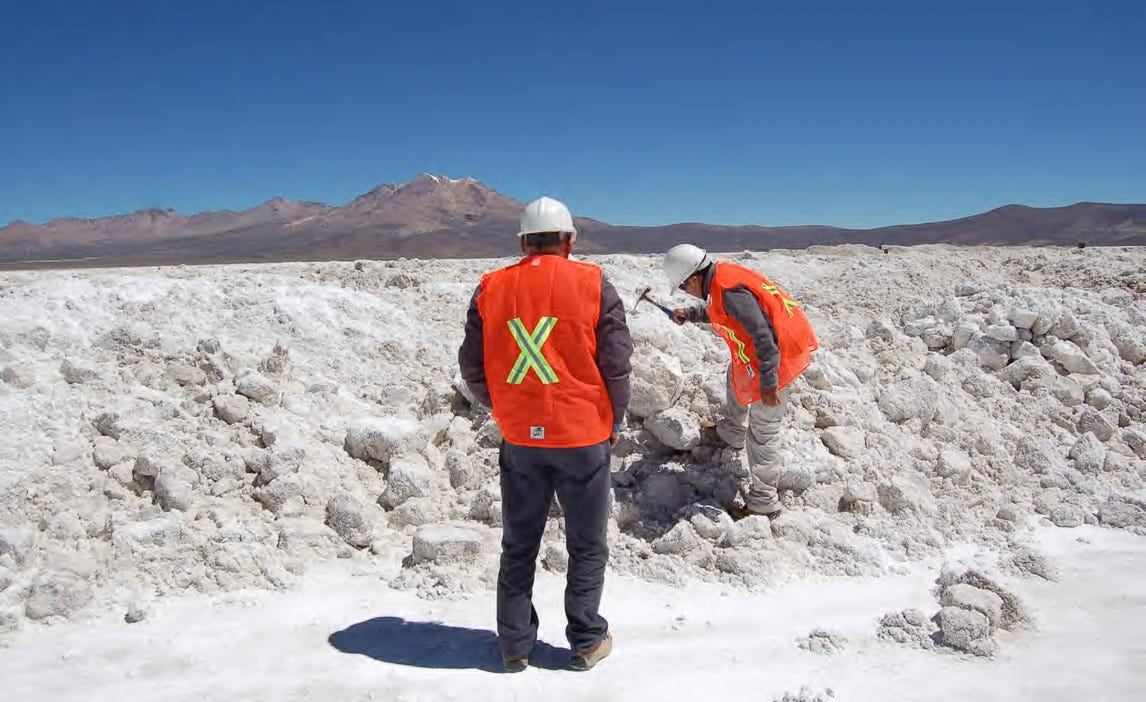 Inspección Visual Material Removido en Superfície del Salar Surire - Provincia de Parinacota - Cumuna de Putre